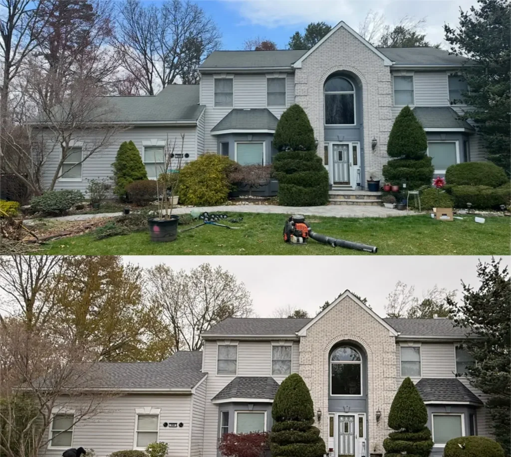 Before and after: New roof in Jackson, NJ