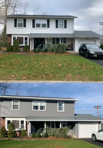 Before and after: Roofing, siding and gutters — New Jersey
