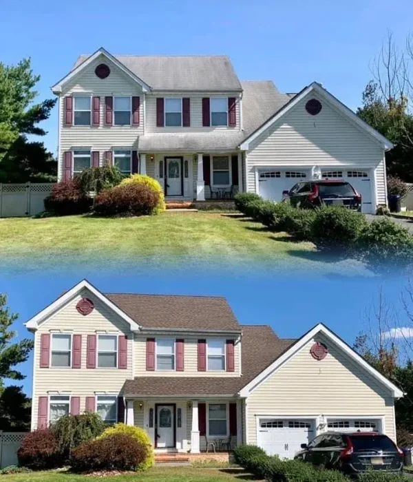 Before and after: Roofing project — New Jersey