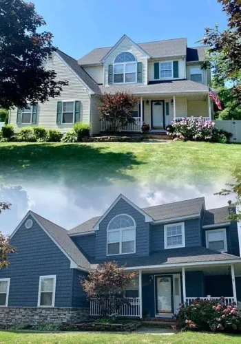 Before and after: Roofing, siding and gutters — New Jersey