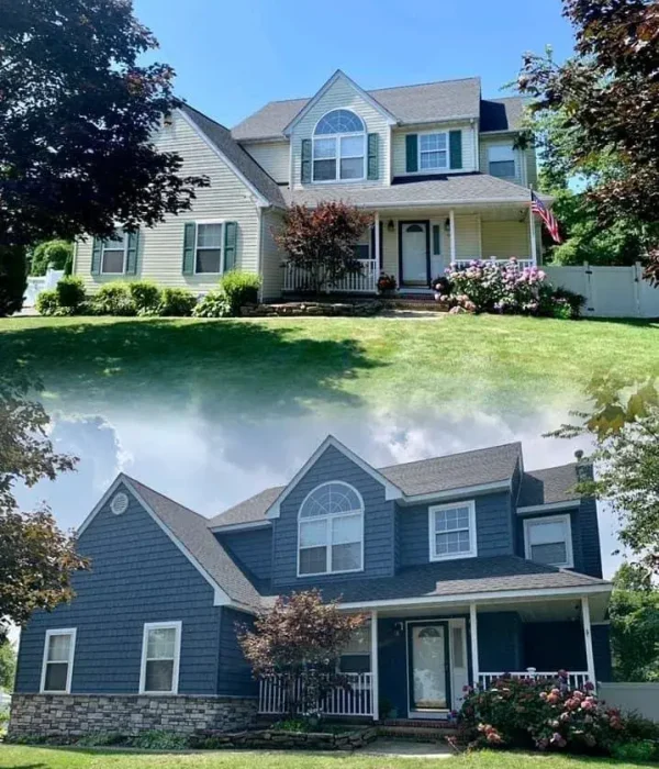 Before and after: Roofing, siding and gutters — New Jersey