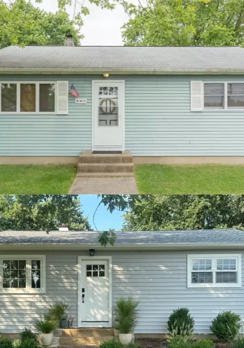Before and after: Roofing, siding and gutters — New Jersey