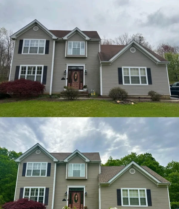 Before and after: Roofing project — New Jersey