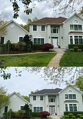 Before and after: Roofing project — New Jersey