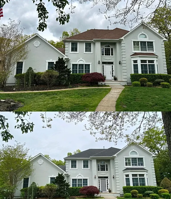 Before and after: Roofing project — New Jersey