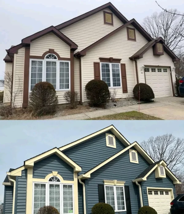 Before and after: Roofing, siding and gutters — New Jersey