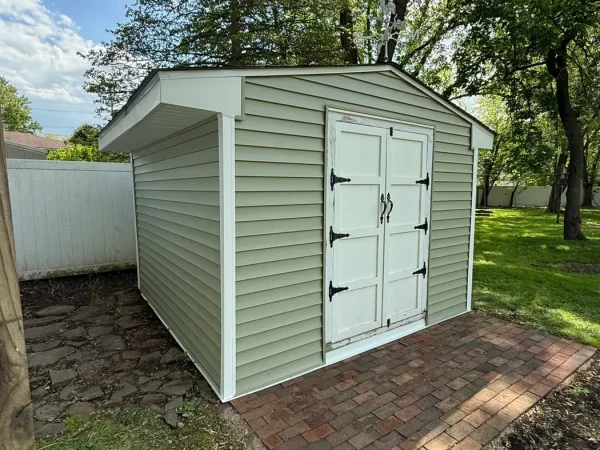 Roof and siding on a shed in Aberdeen, NJ